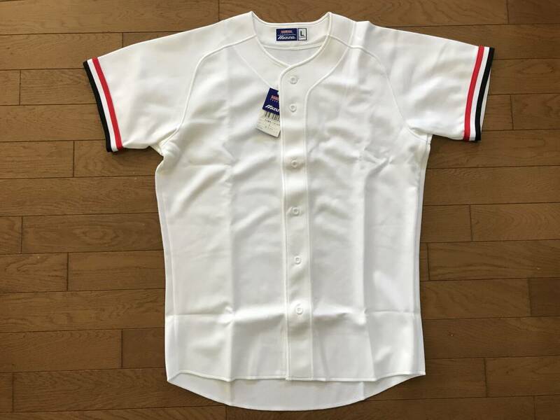 当時物　未使用　デッドストック　Mizuno　ミズノ　野球ユニフォームシャツ　品番：52MA-10100　サイズ：L　　HF2580