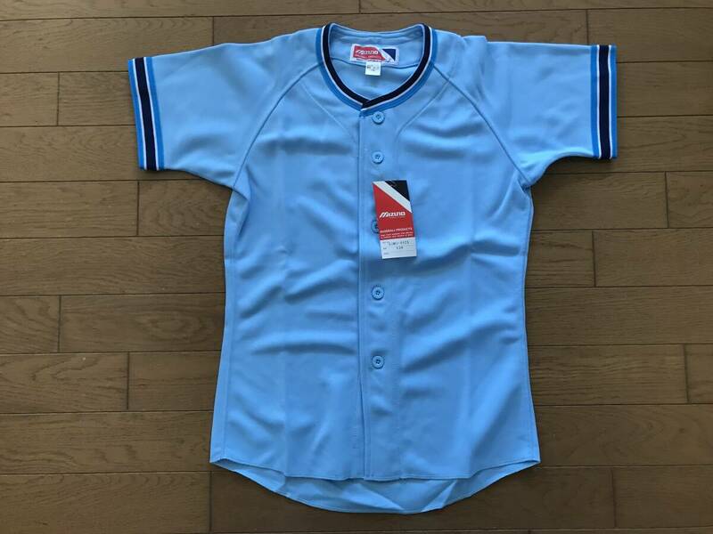 当時物　未使用　デッドストック　Mizuno　ミズノ　野球ユニフォームシャツ　ジュニア　品番：52MJ-4621　サイズ：140　　HF2612