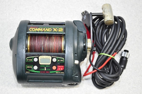 中古■ミヤエポック コマンド X 2 モデル CX-2 12V　釣具 釣り　電動リール　 Miya Epoch COMMAND X-2