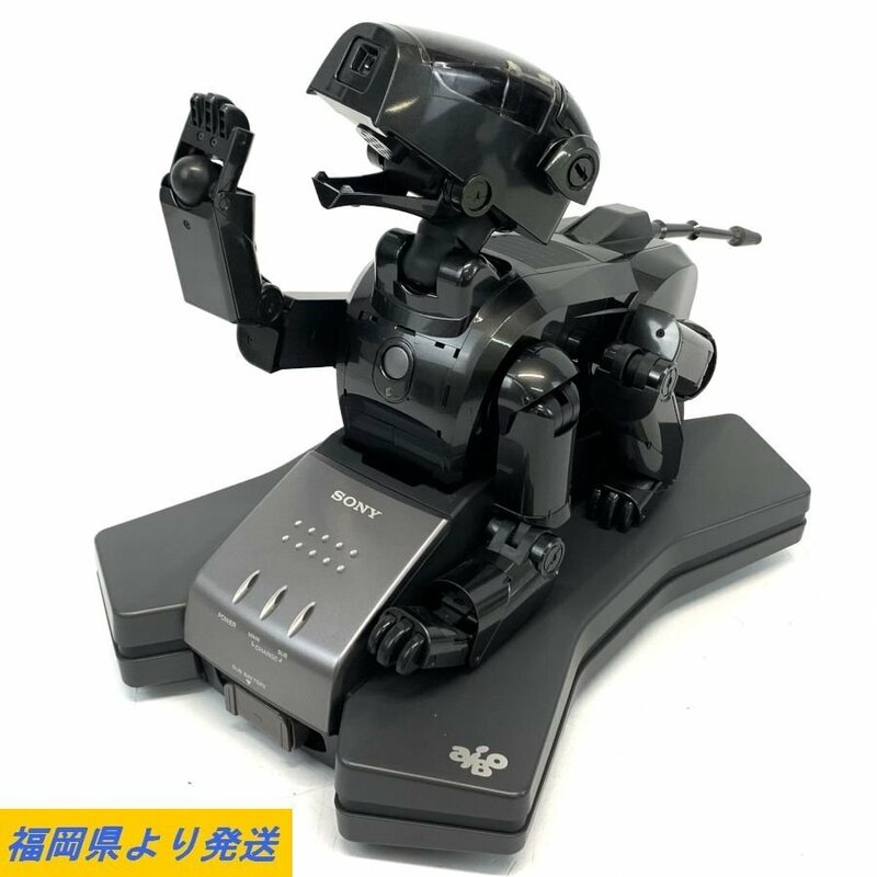 SONY ERS-111 AIBO ソニー アイボ バッテリー付き ※ACアダプター欠品 ※通電/動作未確認品 状態説明あり＊ジャンク品【福岡】