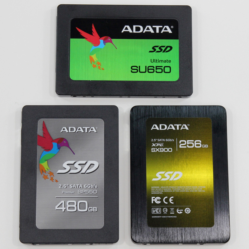 【送料込】ADATA SSD 480GB 256GB 240GB 2.5インチ 3個セット