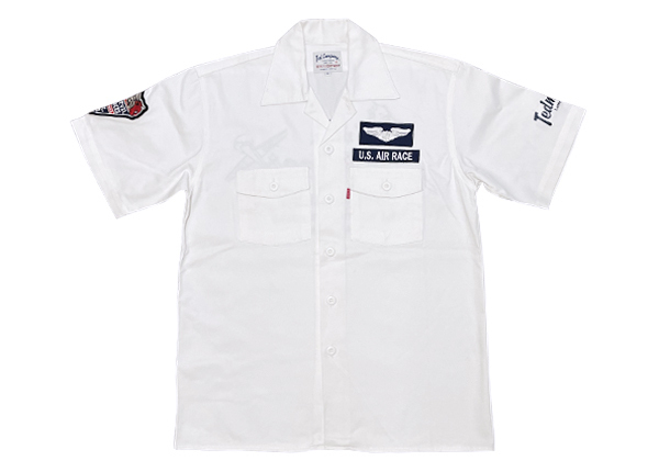 TEDMAN　コットンシャツ　WHITE　Mサイズ　ちょっと難あり　TES-200