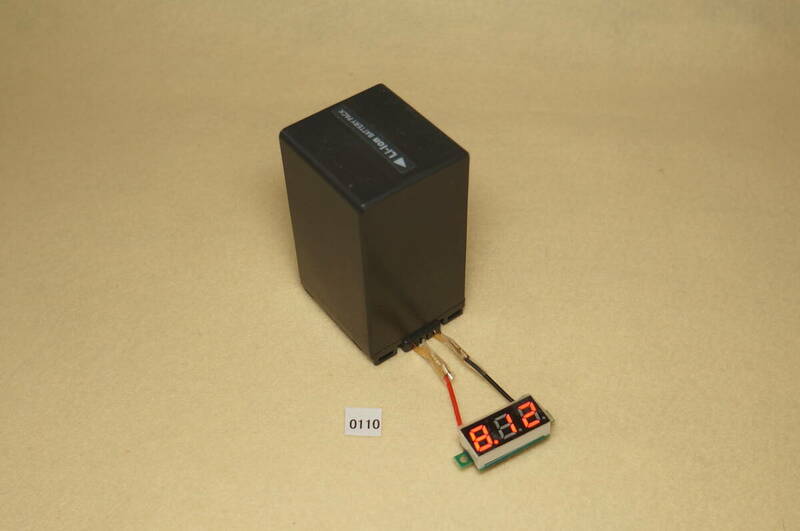 110_FOR CGA DU31 パナソニック 互換品　ビデオ カメラ用バッテリー 電圧定格(7.2V)以上確認 ※動作未確認 
