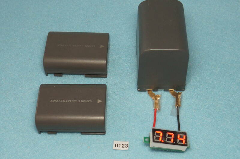 123_NB-2L24 2LH 3個 キヤノン/CANON ビデオカメラ用バッテリー ※充電動作確認 