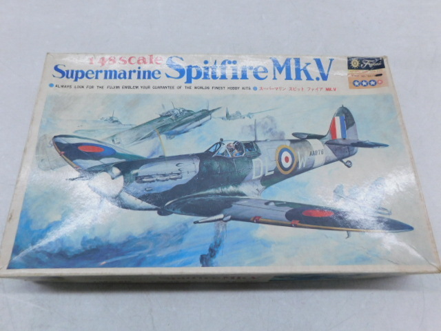 ★月0248 フジミ模型 スーパーマリン スピットファイア Mk.V 1/48 未組立 プラモ プラモデル Supermarine Spitfire 12404261