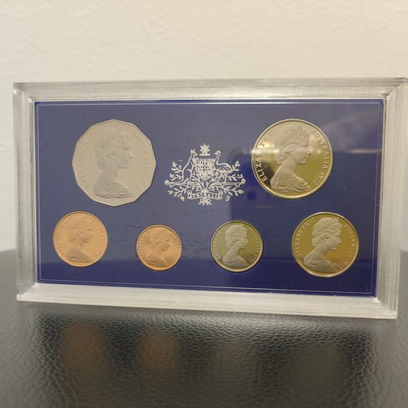 1972 オーストラリア プルーフ貨幣セット Royal Australian Mint Proof Coin 硬貨セット