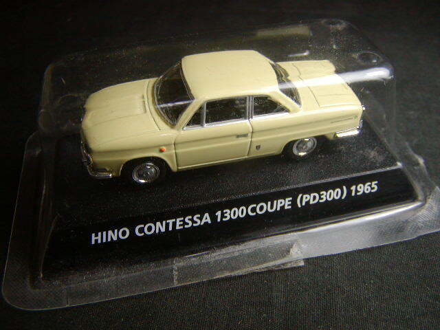 初だし　ミニカー　HINO　CONTESSA 1300COUPE（PD300）１９６５　中古品