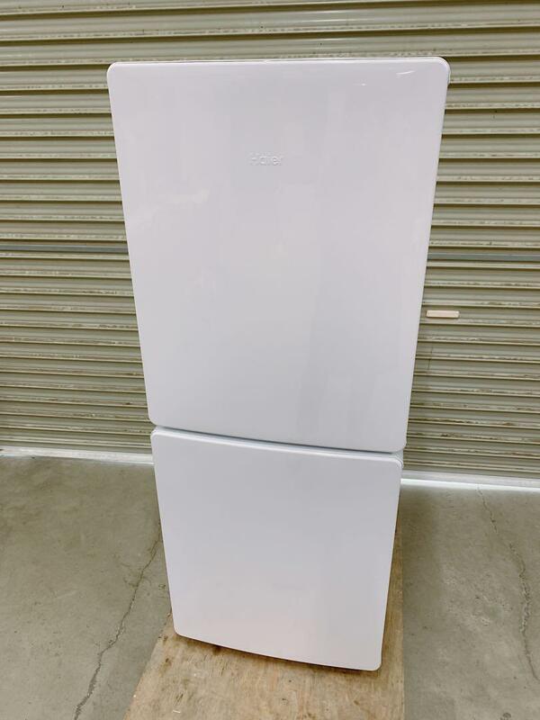 中古 Haier ハイアール ノンフロン冷凍冷蔵庫 JR-NF148CK 2022年製 2ドア 冷蔵庫 単身 一人暮らしに 引取歓迎 茨城県 231002か1 H 260