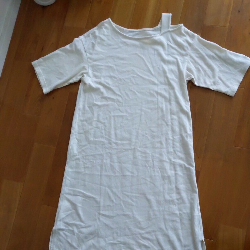 GU Tシャツ ワンピース 白 コットン Mサイズ