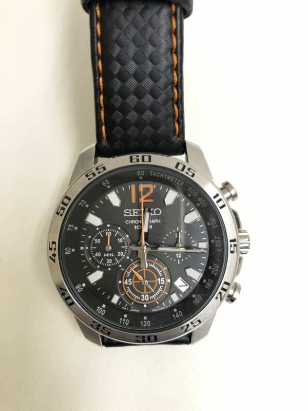 イ）SEIKO セイコークロノグラフ　腕時計 6T69 不動 ストップウォッチ 時計