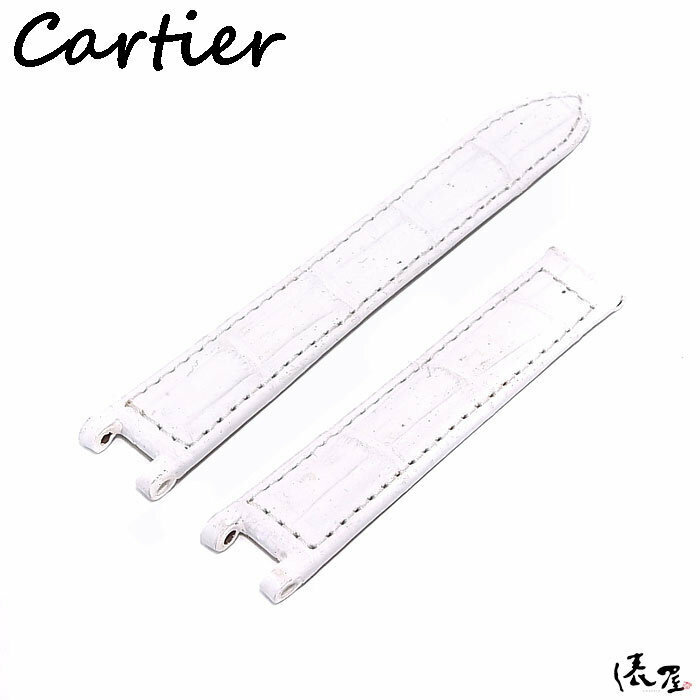 【カルティエ】パシャ 32mm 純正ベルト ホワイト レディース Cartier 俵屋 PR50011