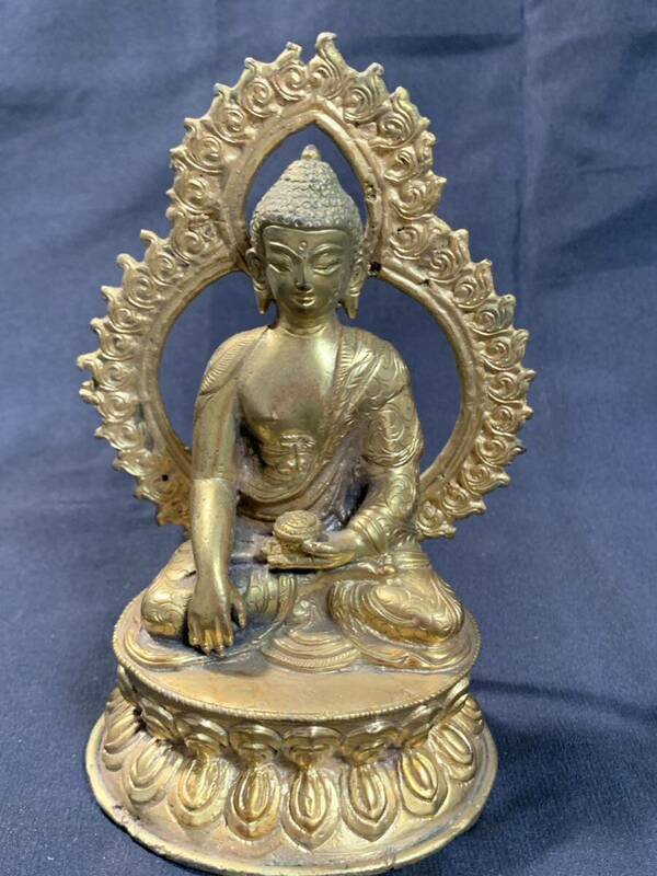 仏教美術 古銅 銅製 仏像 骨董品 