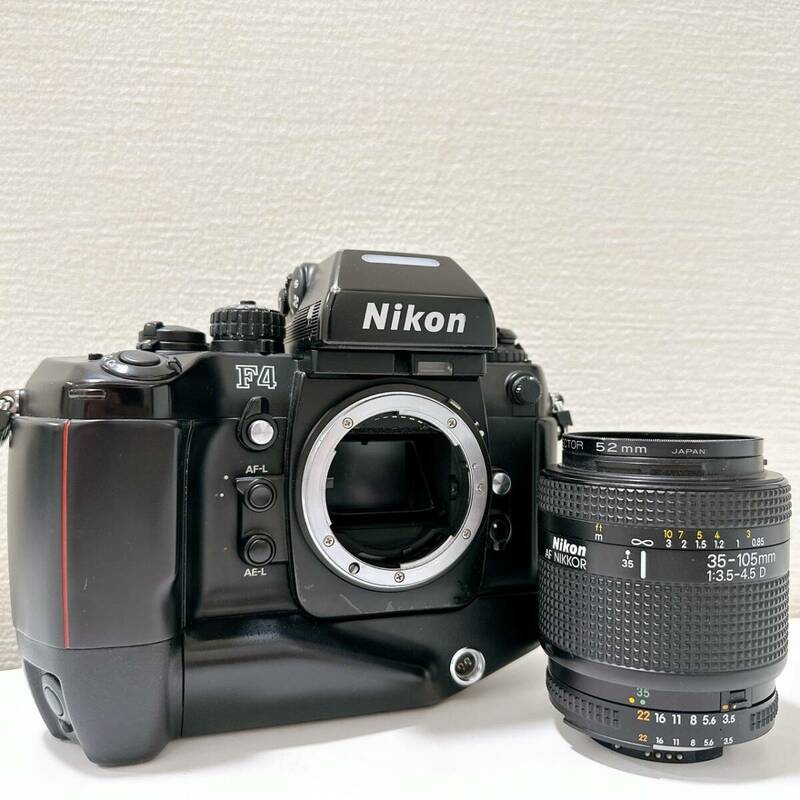 【TOA-6007】1円～ Nikon ニコン F40 MB-21 一眼レフ フィルムカメラ ボディ レンズ AF NIKKOR 35-105mm 1:3.5-4.5D 動作未確認 保管品