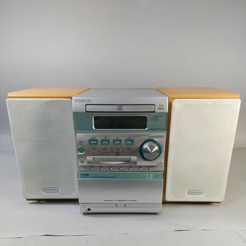 9905■同梱NG KENWOOD ケンウッド RXD-SJ3MD　システムコンポ 通電OK CD MD ラジオ 中古 オーディオ機器 