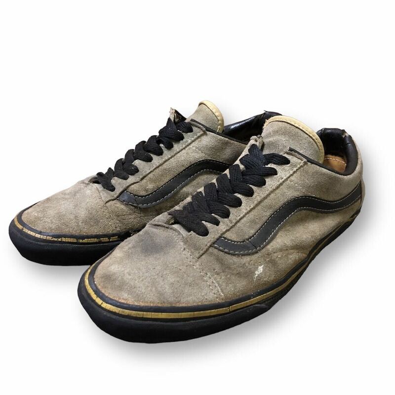 90s VANS OLD SKOOL SUEDE オールドスクール USA製　スウェード　ビンテージ　26cmくらい　アウトソール28cm