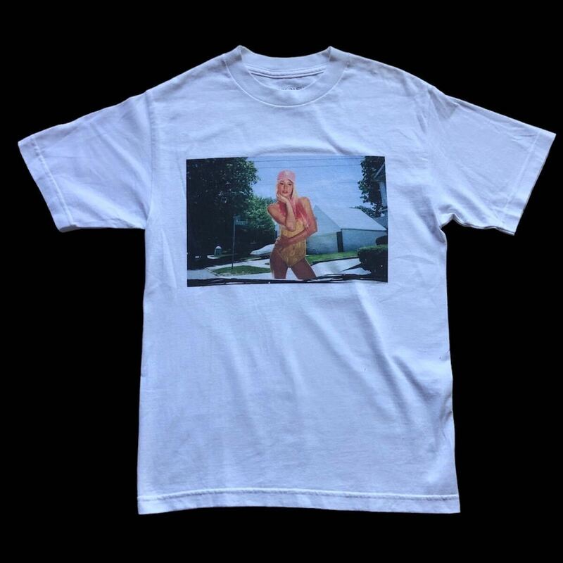 Ron Herman ロンハーマン　HOT PINK IN SHAOLIN Photo TEE フォトTシャツ　WHITE ホワイト　半袖Tシャツ　S