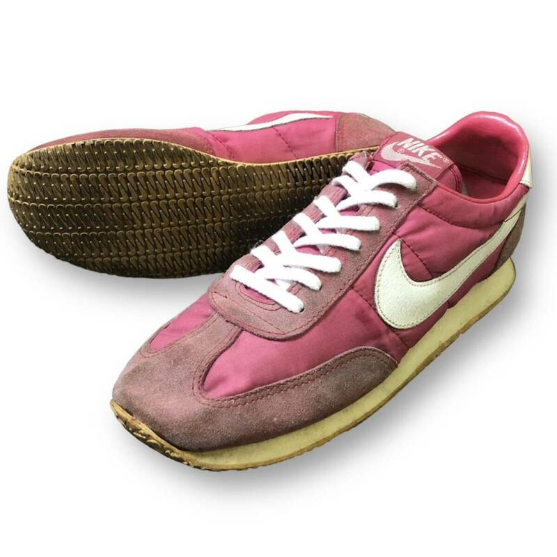 80s NIKE OCEANIA 1980年代　ナイキ オセアニア　ピンク　Korea ビンテージ　サイズウィメンズ9 メンズ25cmくらい