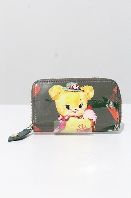 【USED】Vivienne Westwood / クリーピーベアキーケース グリーン 【中古】 I-24-03-22-027-gd-HD-ZI