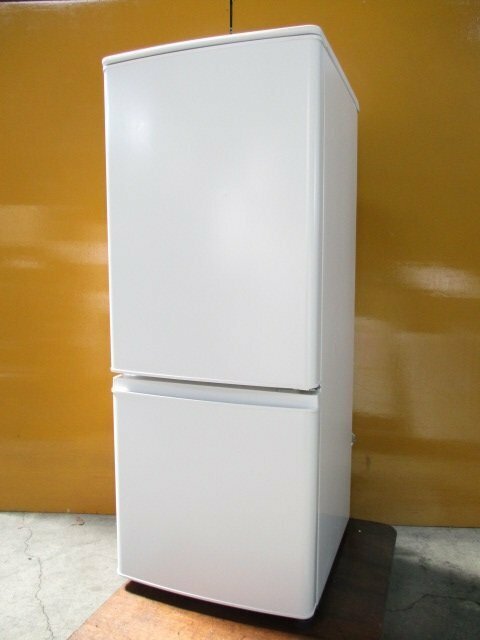 ☆MITSUBISHI 三菱 2ドア ノンフロン冷凍冷蔵庫 146L 右開き MR-P15H-W マットホワイト 2023年製 直接引取OK w4251