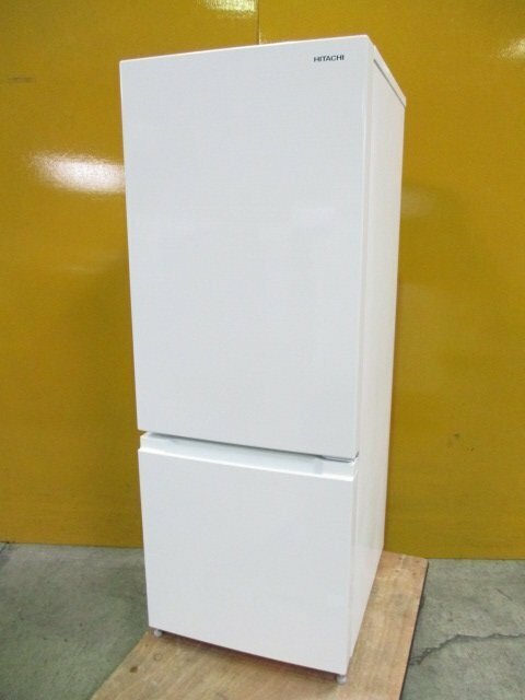 ☆HITACHI 日立 2ドア ノンフロン冷凍冷蔵庫 154L 右開き RL-154KA 2020年製 ホワイト 直接引取OK w852