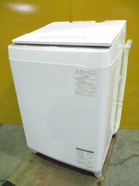 ☆TOSHIBA 東芝 ZABOON 全自動洗濯機 10kg ウルトラファインバブル洗浄W AW-BK10SD8 2019年製 ホワイト 直接引取OK w585