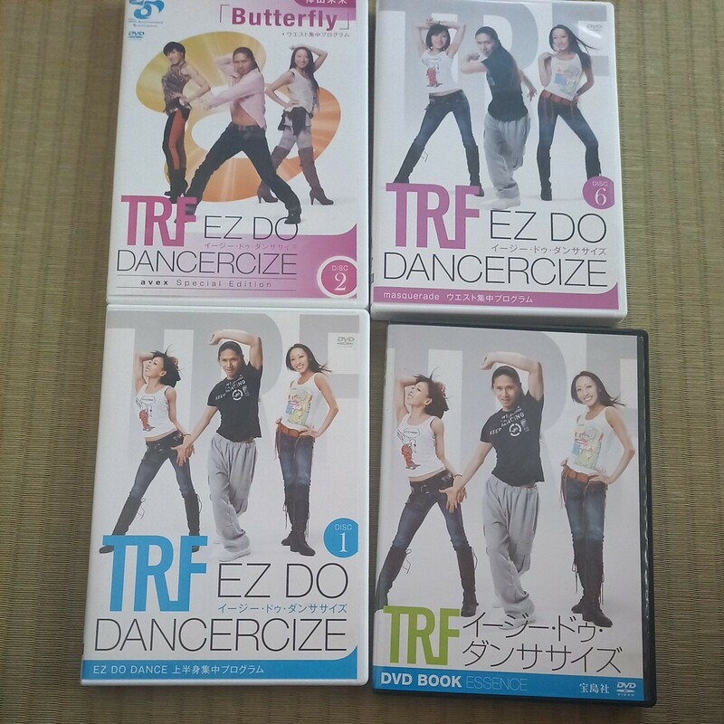 DVD TRF　イージードゥダンササイズ　1 2 6 　倖田來未　butterfly 運動　エクササイズ　ウエスト　まとめて四点 送料370