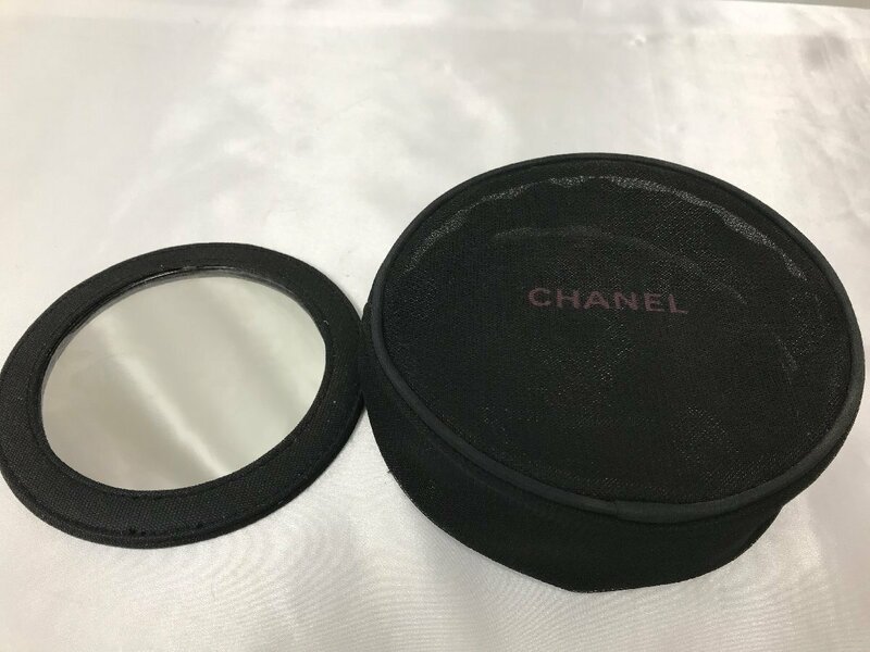 キングラム[12] CHANEL シャネル 鏡付き メッシュ ポーチ 化粧ポーチ 非売品 ノベルティ 003@J82 ★送料無料★