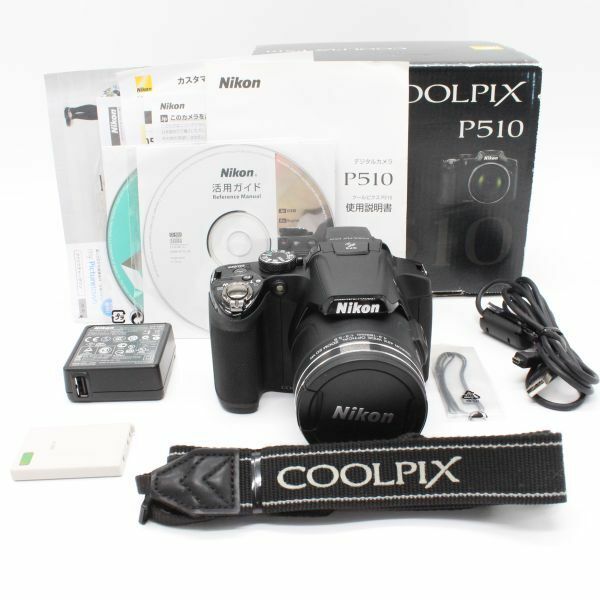 嬉しい本箱・説明書付！■極上品■ Nikon COOLPIX P510 ブラック