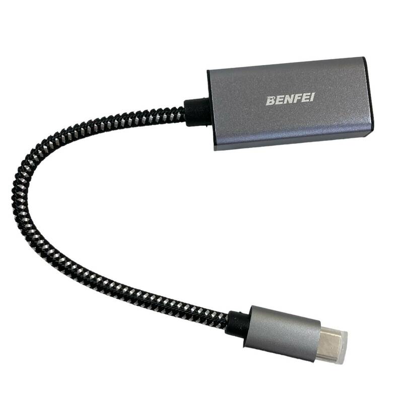 【1円オークション】BENFE USB-C to HDMI 変換アダプタ 4K Type-C HDMI アダプタ 4K@30Hz 映像出力 ARM0169