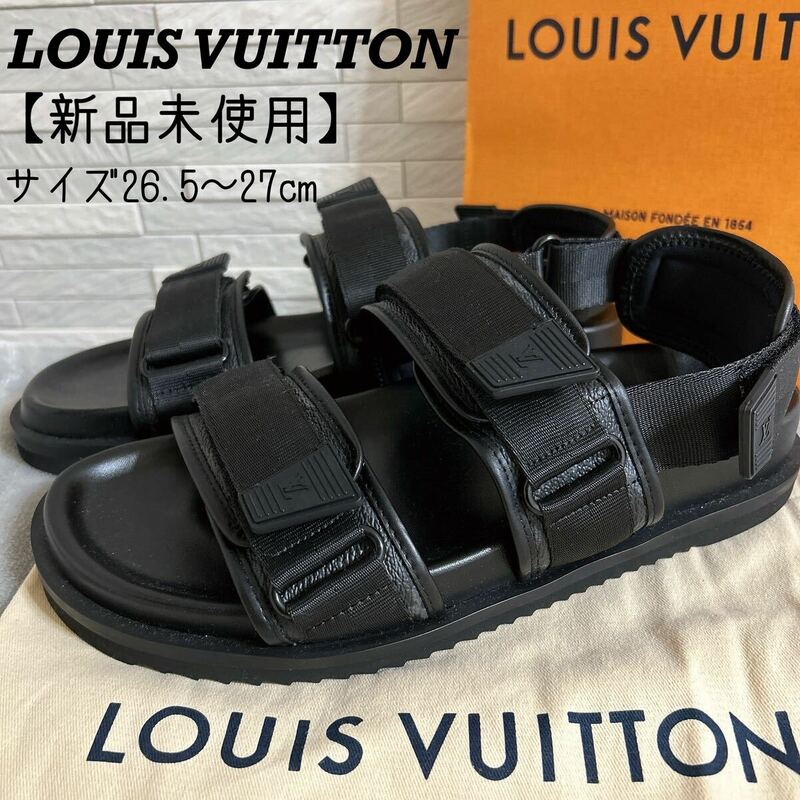 【国内正規品】付属品付き LOUIS VUITTON モノグラム サンダル厚 