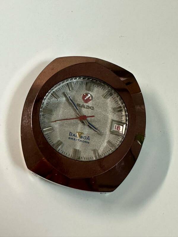 RADO ラドー カットガラス BALBOA BREITHORN 手巻き 腕時計 フェイスのみ 稼働品