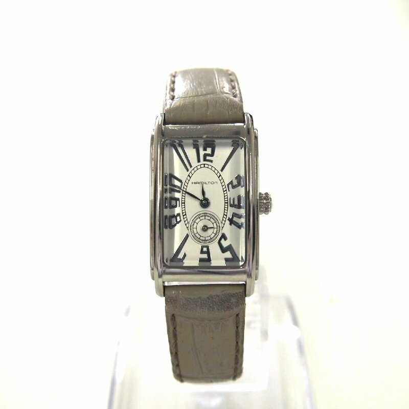 [9356-014S]　HAMILTON アードモア 980.153 H112110　クォーツ式 腕時計 【中古】 現状販売　ハミルトン　レディース　文字盤白　本体のみ