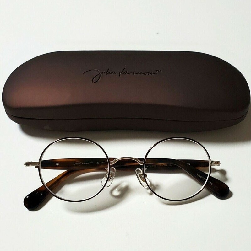 【中古】John Lennon ジョンレノン JL 1098 c1 45口22 144 度入り メガネ 眼鏡 丸めがね サングラス 現状品
