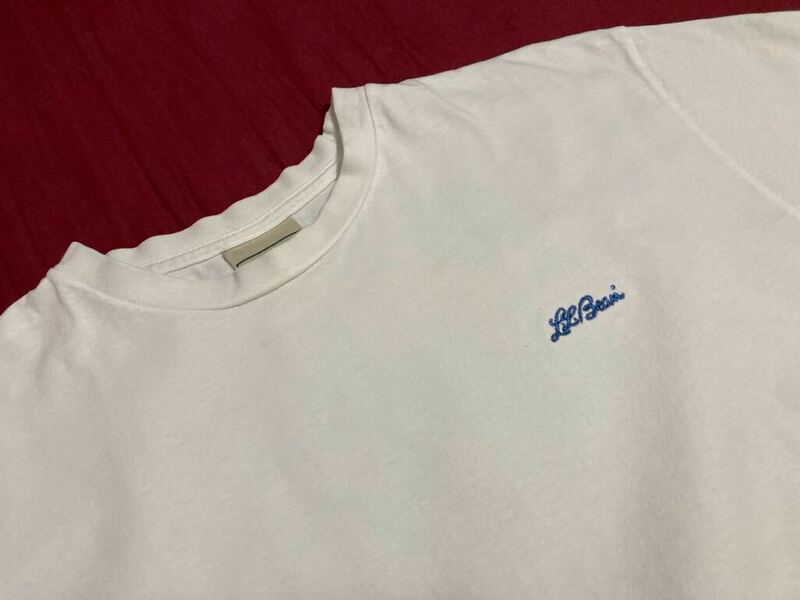 L Lビーン　ビンテージロゴ刺繍　Tシャツ (VAN JAC パタゴニア