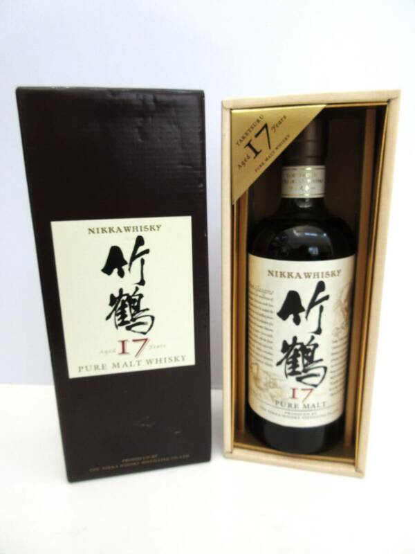 ■ニッカ■NIKKA■竹鶴 17年■ピュアモルト■ウイスキー■ PURE MALT■未開栓■アルコール度数43%■700ml■古酒■箱有り■格安出品!!!