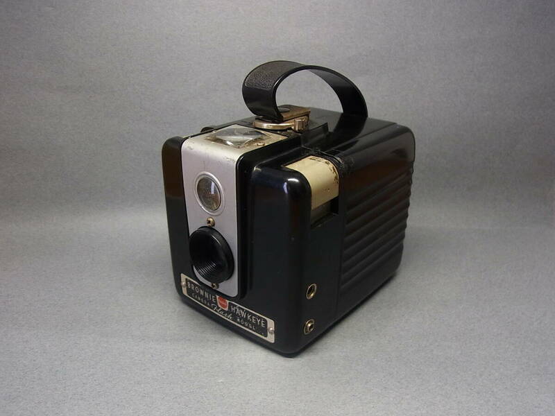 ◆聚◆ 昭和レトロ・ビンテージカメラ・Kodak BROWNIE HAWKEYE CAMERA・ベークライト・620フィルム・1950～1961年頃