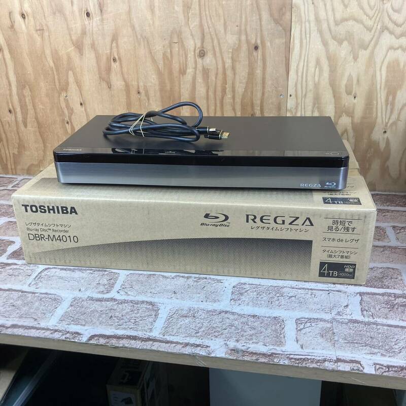 [5-533]TOSHIBA 東芝 REGZA レグザ タイムシフトマシン DBR-M4010 2022年製 4K対応HDMI/元箱付き