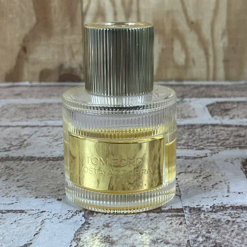[5-555]コスメ TOMFORD トム フォード Costa Azzurra Eau De Parfum Spray (Gold) 50ml 残量6割程度 香水