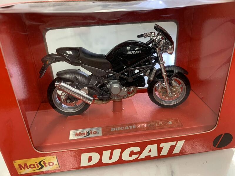 【未開封品】Maisto 1/18スケール DUCATI MONSTER S4 バイク オートバイ / RSY16