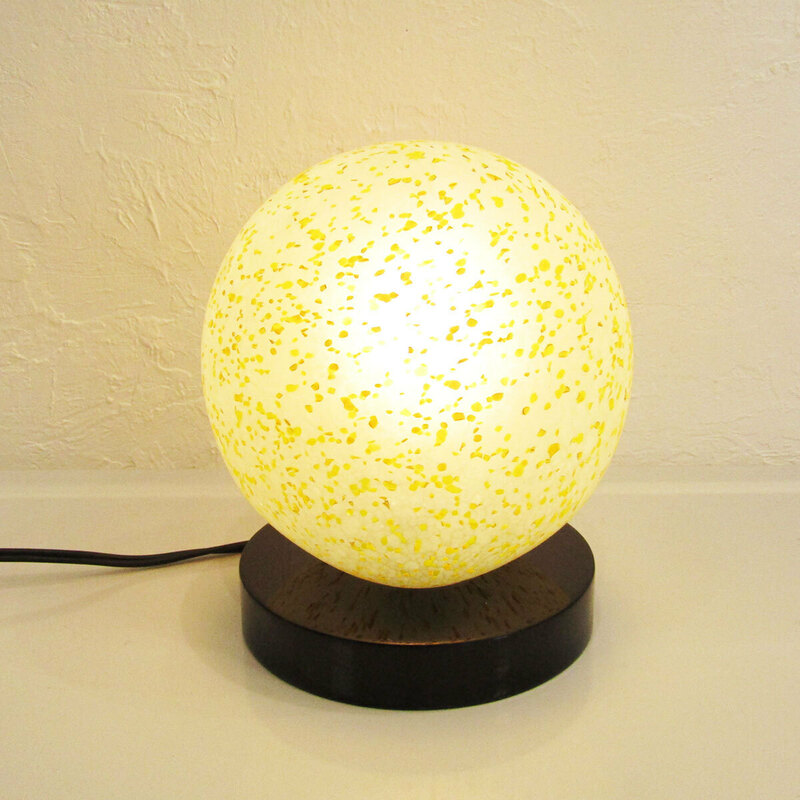 ★IWATA glass vintage table lamp