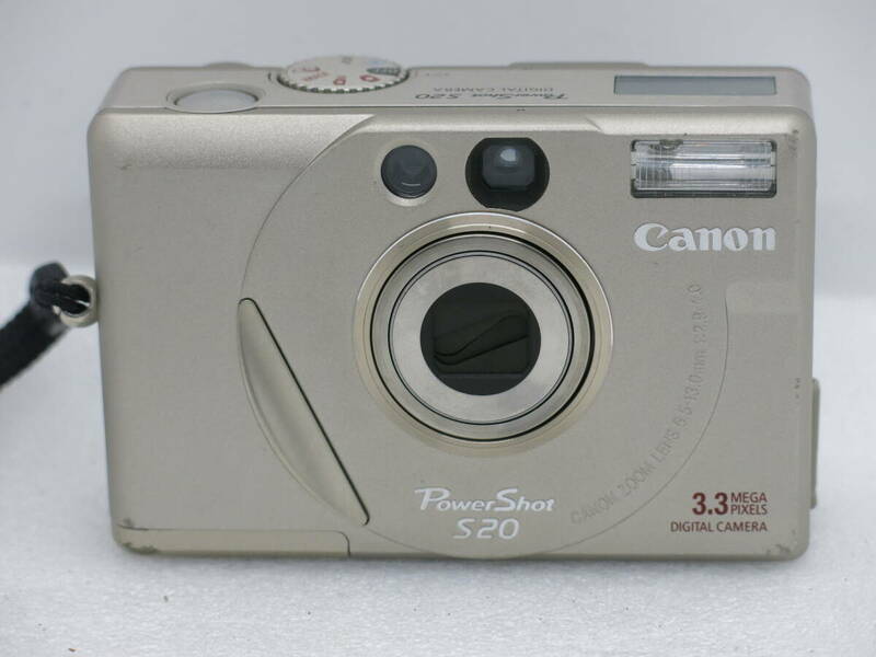 Canon Power Shot S20 デジタルカメラ　CANON ZOOM LENS 6.5-13.0mm 1:2.9-4.0 【ANO040】 