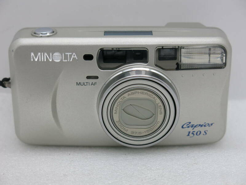 MINOLTA CapioS 150s フイルムカメラ　MINOLTA ASPHERICAL LENS ZOOM 37.5-150mm 【ANO050】 