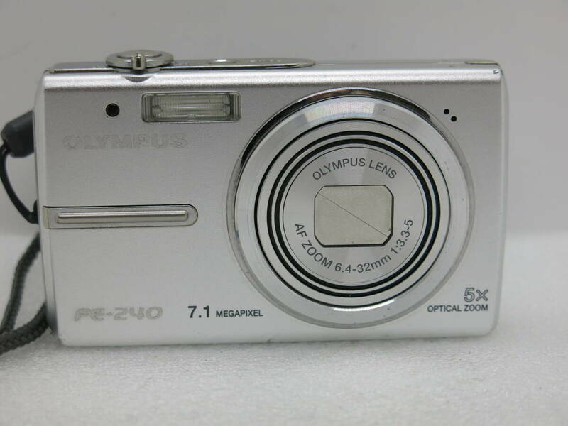 OLYMPUS FE-240 デジタルカメラ　OLYMPUS LENS AF ZOOM 6.4-32mm 1:3.3-5 【ANO057】