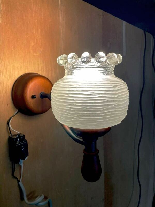 ガラス 照明器具 ●ブランケット　ランプライト　ウォール　壁 