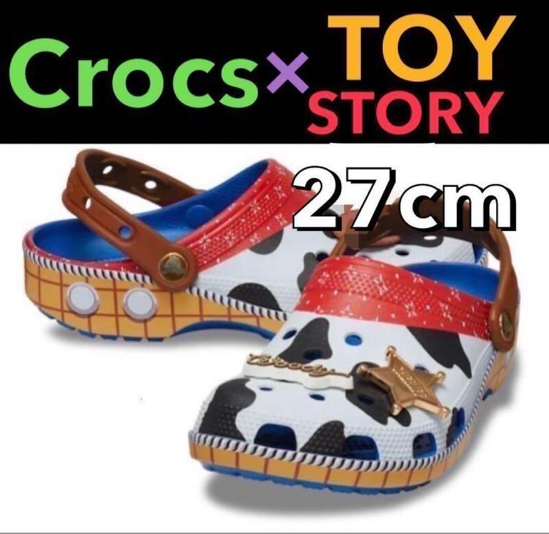 27㎝ 完売品 新品 クロックス×トイストーリー コラボ サンダル ウッディ/crocs スニーカー Disney ディズニー toy story ランド シー