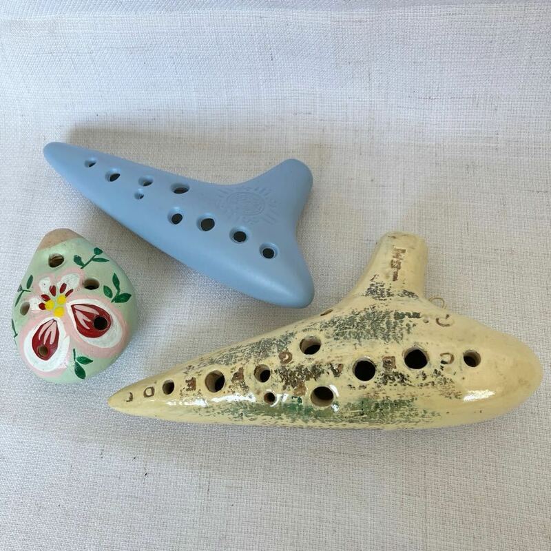 オカリナ Ocarina 楽器 プリマ prima プリマオカリーナ オカリーナ アケタ プリマ楽器 ペイント 花柄オカリナ ミニオカリナ　ミニ