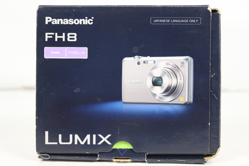 【ト福】Panasonic パナソニック LUMIX ルミックス デジタルカメラ FH8 バイオレット デジカメ 箱・説明書付き LBZ01LLL72