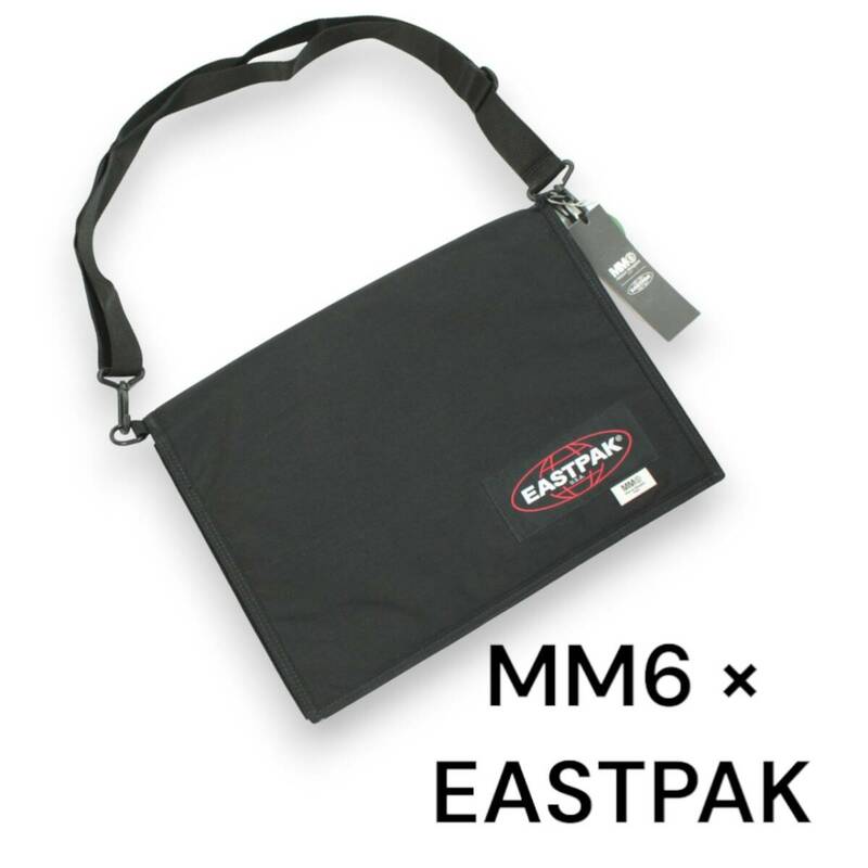 MM6 MAISON MARGIELA x Eastpak　コラボ ショルダーバッグ　オーバーサイズバリバリ財布　ブラック　メゾンマルジェラ　イーストパック