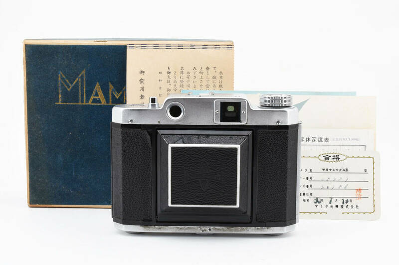 ★希少品★マミヤ6 MAMIYA-6 MODEL-K SETAGAYA KOKI SEKOR T 7.5cm F3.5 レンジファインダー ★希少な元箱や付属品付き★ L680#1554