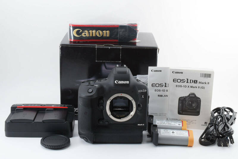 ★極上品★キヤノン Canon EOS-1D X Mark II ボディ ★レリーズ回数13,000回以下★元箱付属・付属品多数★ #1671